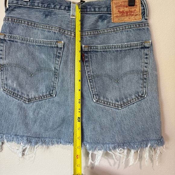 Levi's Blue A-line Mini Skirt for Casual Nights - Picture 4 of 5